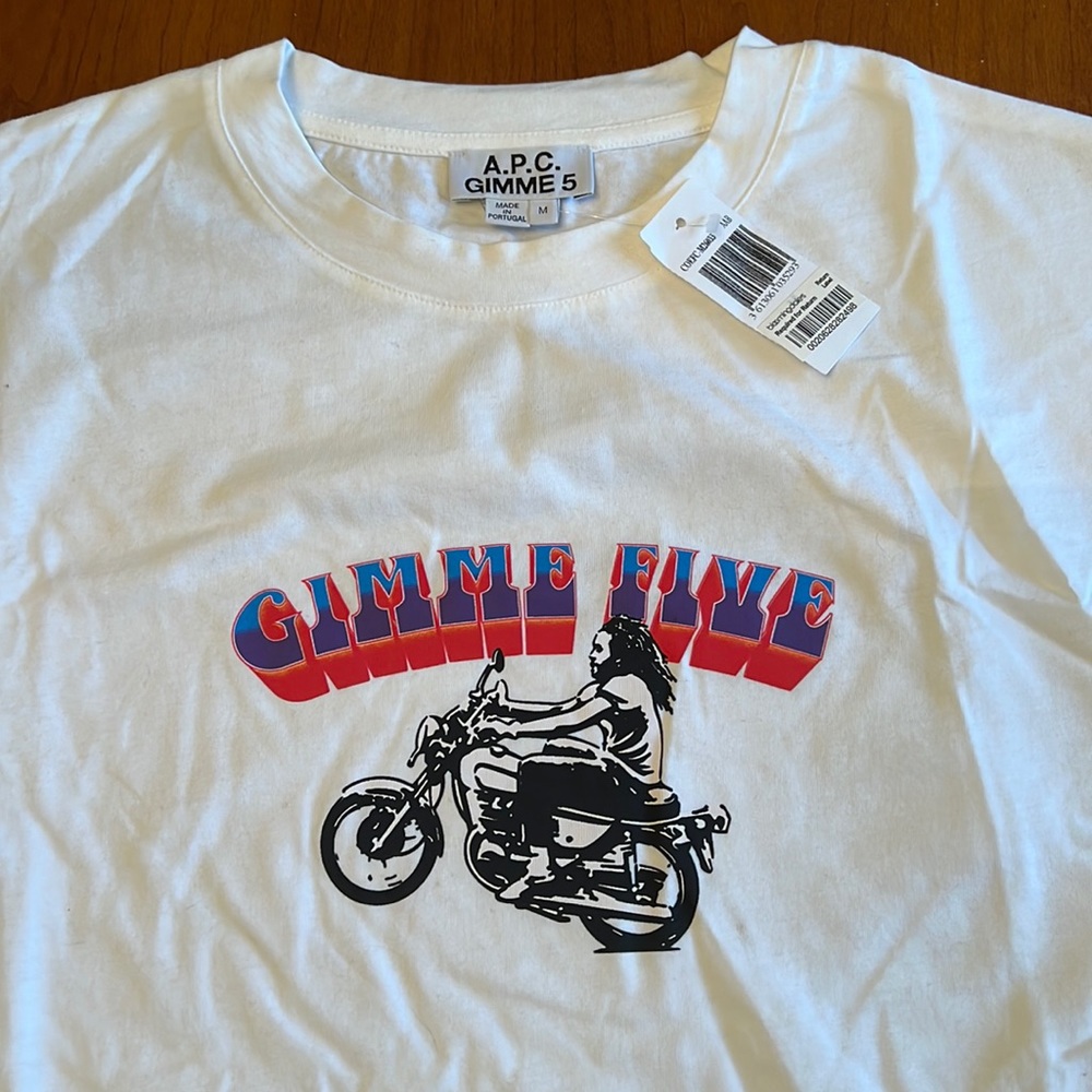 NWT A.P.C. Gimme 5 T-Shirt